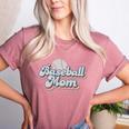 Baseball Mom Sporty Retro Baseball Team Momma Gray Women's Heather T-Shirt Heather Mauve Baseball Mom Sporty Retro Baseball Team Momma Gray Women's Heather T-Shirt Heather Mauve