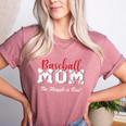 Baseball Mom The Struggle Is Real Premium Women's Heather T-Shirt Heather Mauve