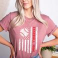 Baseball MOM USA American Flag Patriotic Mama Mother's Day For Women Kids Men Women's Heather T-Shirt Heather Mauve Baseball MOM USA American Flag Patriotic Mama Mother's Day For Women Kids Men Women's Heather T-Shirt Heather Mauve