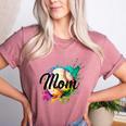 Baseball Mom USA American Baseball Graphic Women's Heather T-Shirt Heather Mauve Baseball Mom USA American Baseball Graphic Women's Heather T-Shirt Heather Mauve