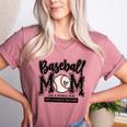 Baseball Mom Varsity Baseball Mama Cute Mother's Day Women's Heather T-Shirt Heather Mauve Baseball Mom Varsity Baseball Mama Cute Mother's Day Women's Heather T-Shirt Heather Mauve