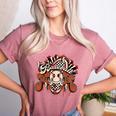 Baseball Mom Vintage Retro Groovy Sport Fan Mother Day Women's Heather T-Shirt Heather Mauve