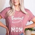 Baseball Mom For Women Family Matching Players Team Mommy Women's Heather T-Shirt Heather Mauve Baseball Mom For Women Family Matching Players Team Mommy Women's Heather T-Shirt Heather Mauve