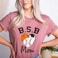 Basketball Soccer Baseball Mom For Women Women's Heather T-Shirt Heather Mauve