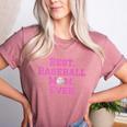 Best Baseball Mom Ever Pink Women's Heather T-Shirt Heather Mauve Best Baseball Mom Ever Pink Women's Heather T-Shirt Heather Mauve