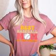 Best Baseball Mom In The World Baseball Women's Heather T-Shirt Heather Mauve Best Baseball Mom In The World Baseball Women's Heather T-Shirt Heather Mauve