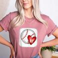Bleached Custom Baseball Mom Number 97 Heart For Mom Women's Heather T-Shirt Heather Mauve Bleached Custom Baseball Mom Number 97 Heart For Mom Women's Heather T-Shirt Heather Mauve