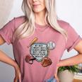 My Boy Might Not Always Swing Baseball Mom Women's Heather T-Shirt Heather Mauve My Boy Might Not Always Swing Baseball Mom Women's Heather T-Shirt Heather Mauve