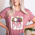 Cheer Baseball Mom Of Both Baseball And Cheer Mother Women's Heather T-Shirt Heather Mauve Cheer Baseball Mom Of Both Baseball And Cheer Mother Women's Heather T-Shirt Heather Mauve