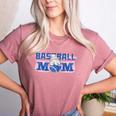 Cool Baseball Mom Mother's Day Mama Woman Cute Women's Heather T-Shirt Heather Mauve Cool Baseball Mom Mother's Day Mama Woman Cute Women's Heather T-Shirt Heather Mauve