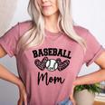 Custom Baseball Mom Number 24 Heart For Mom Women's Heather T-Shirt Heather Mauve Custom Baseball Mom Number 24 Heart For Mom Women's Heather T-Shirt Heather Mauve