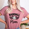 Custom Baseball Mom Number 7 Heart For Mom Women's Heather T-Shirt Heather Mauve Custom Baseball Mom Number 7 Heart For Mom Women's Heather T-Shirt Heather Mauve