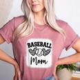 Custom Baseball Mom Number 8 Heart For Mom Women's Heather T-Shirt Heather Mauve Custom Baseball Mom Number 8 Heart For Mom Women's Heather T-Shirt Heather Mauve