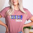 Custom Hustle Tball Tee Ball Womens Baseball Mom Women's Heather T-Shirt Heather Mauve
