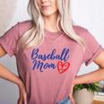 Cute Baseball Mom Heart Matching Mama Mother's Day Women's Women's Heather T-Shirt Heather Mauve Cute Baseball Mom Heart Matching Mama Mother's Day Women's Women's Heather T-Shirt Heather Mauve