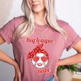 Cute Love Baseball BigLeague Babe Hot Baseball Mom Women's Heather T-Shirt Heather Mauve