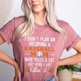 I Didn't Plan On Becoming a Baseball Mom Women's Heather T-Shirt Heather Mauve I Didn't Plan On Becoming a Baseball Mom Women's Heather T-Shirt Heather Mauve