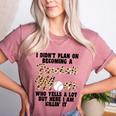 I Didn't Plan On Becoming a Baseball Mom Baseball Women's Heather T-Shirt Heather Mauve I Didn't Plan On Becoming a Baseball Mom Baseball Women's Heather T-Shirt Heather Mauve