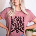 I Dislike Baseball Pants Softball Tball Baseball Mom Women's Heather T-Shirt Heather Mauve I Dislike Baseball Pants Softball Tball Baseball Mom Women's Heather T-Shirt Heather Mauve