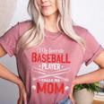 My Favorite Baseball Player Calls Me Mom Baseball Moms Women's Heather T-Shirt Heather Mauve My Favorite Baseball Player Calls Me Mom Baseball Moms Women's Heather T-Shirt Heather Mauve
