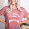 My Favorite Little Slugger Calls Me Mom Proud Baseball Mom Women's Heather T-Shirt Heather Mauve My Favorite Little Slugger Calls Me Mom Proud Baseball Mom Women's Heather T-Shirt Heather Mauve