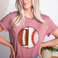 Football Baseball Player Football Baseball Mom Women's Heather T-Shirt Heather Mauve Football Baseball Player Football Baseball Mom Women's Heather T-Shirt Heather Mauve