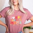 Groovy Retro I Love Hot Baseball Moms With After Game Snacks Women's Heather T-Shirt Heather Mauve Groovy Retro I Love Hot Baseball Moms With After Game Snacks Women's Heather T-Shirt Heather Mauve