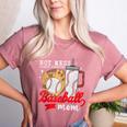 Hot Mess Always Stressed Baseball Mom Women's Heather T-Shirt Heather Mauve Hot Mess Always Stressed Baseball Mom Women's Heather T-Shirt Heather Mauve