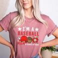 I'm A Baseball Mom Of Course I'm Broke Premium Women's Heather T-Shirt Heather Mauve