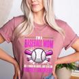 I'm A Baseball Mom Baseball Pitcher Catcher Baseball Player Women's Heather T-Shirt Heather Mauve I'm A Baseball Mom Baseball Pitcher Catcher Baseball Player Women's Heather T-Shirt Heather Mauve