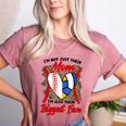 I'm Their Biggest Fan Volleyball Baseball Mom Women's Heather T-Shirt Heather Mauve