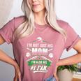 I'm Not Just His Mom I'm His Number 1 Fan Baseball Mommy Women's Heather T-Shirt Heather Mauve I'm Not Just His Mom I'm His Number 1 Fan Baseball Mommy Women's Heather T-Shirt Heather Mauve