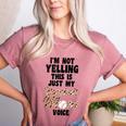 I'm Not Yelling This Is Baseball Mom Baseball Women's Heather T-Shirt Heather Mauve I'm Not Yelling This Is Baseball Mom Baseball Women's Heather T-Shirt Heather Mauve