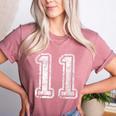 Jersey Number 11 T-Shirt Football Eleven Number Baseball Mom Women's Heather T-Shirt Heather Mauve Jersey Number 11 T-Shirt Football Eleven Number Baseball Mom Women's Heather T-Shirt Heather Mauve