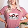Leopard Baseball Mom Mama Mother's Day Son Daughter Boys Women's Heather T-Shirt Heather Mauve