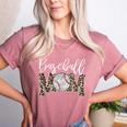 Leopard Baseball Mom Matching Softball Mama Family Matching Women's Heather T-Shirt Heather Mauve Leopard Baseball Mom Matching Softball Mama Family Matching Women's Heather T-Shirt Heather Mauve