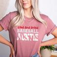 Loud And Proud Baseball Auntie Baseball Mom Heart Women's Heather T-Shirt Heather Mauve Loud And Proud Baseball Auntie Baseball Mom Heart Women's Heather T-Shirt Heather Mauve