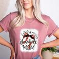 Loud Proud Baseball Mom Mommy Premium Women's Heather T-Shirt Heather Mauve