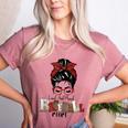 Loud And Proud Baseball Mom Women's Heather T-Shirt Heather Mauve Loud And Proud Baseball Mom Women's Heather T-Shirt Heather Mauve
