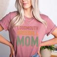 Loudmouth Baseball Mom Sports Cute Text Premium Women's Heather T-Shirt Heather Mauve Loudmouth Baseball Mom Sports Cute Text Premium Women's Heather T-Shirt Heather Mauve