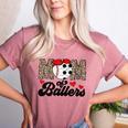 Mom Of Ballers Soccer Baseball Mom Soccer Baseball Mother Women's Heather T-Shirt Heather Mauve