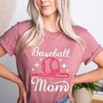 Mommy Baseball Mom Women's Heather T-Shirt Heather Mauve Mommy Baseball Mom Women's Heather T-Shirt Heather Mauve