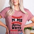 Moms Against Baseball Pants Baseball Mom Joke Women's Heather T-Shirt Heather Mauve Moms Against Baseball Pants Baseball Mom Joke Women's Heather T-Shirt Heather Mauve