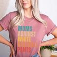 Moms Against Baseball Pants Baseball Mom Retro Women's Heather T-Shirt Heather Mauve Moms Against Baseball Pants Baseball Mom Retro Women's Heather T-Shirt Heather Mauve