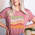 Moms Against Baseball Pants Retro Baseball Mom Women's Heather T-Shirt Heather Mauve Moms Against Baseball Pants Retro Baseball Mom Women's Heather T-Shirt Heather Mauve