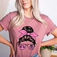 Mother Day Mama Retro Mama Mommy Baseball Mom Women's Heather T-Shirt Heather Mauve