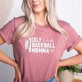 Oily Baseball Momma Essential Oils Meme For Oils Mom Women's Heather T-Shirt Heather Mauve Oily Baseball Momma Essential Oils Meme For Oils Mom Women's Heather T-Shirt Heather Mauve
