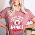 Proud Baseball Mom For Women Mom Baseball Mama Women's Heather T-Shirt Heather Mauve Proud Baseball Mom For Women Mom Baseball Mama Women's Heather T-Shirt Heather Mauve