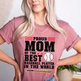 Proud Mom Of An Awesome Baseball Baseball Mom Women's Heather T-Shirt Heather Mauve Proud Mom Of An Awesome Baseball Baseball Mom Women's Heather T-Shirt Heather Mauve