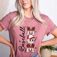Retro Baseball Mom Mama Baseball Life Softball Life Game Day Women's Heather T-Shirt Heather Mauve Retro Baseball Mom Mama Baseball Life Softball Life Game Day Women's Heather T-Shirt Heather Mauve